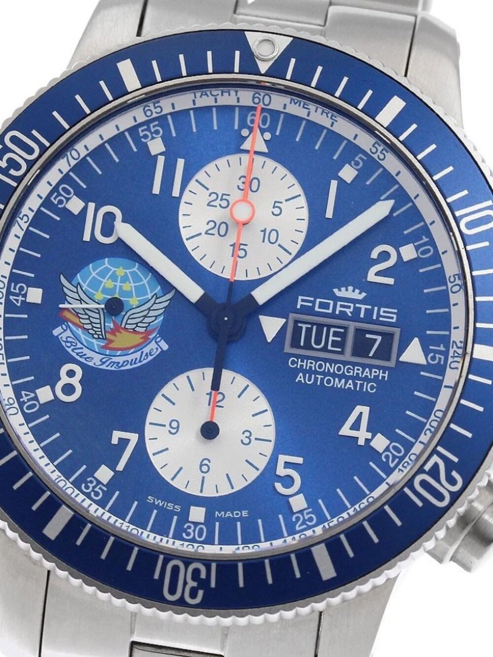 FORTIS Cosmonaut 638 Blue Impulse 638.10.141.4 Chronograph AT Men's_960007